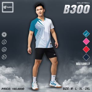Áo bóng chuyền có sẵn Aura màu xanh lý
