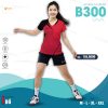 Mẫu áo bóng chuyền nữ có sẵn Aura màu đỏ